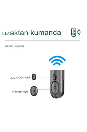 157 CM kablosuz Selfie Tripod standı katlanabilir Monopod aksiyon kameraları akıllı telefonlar-L17 - 6