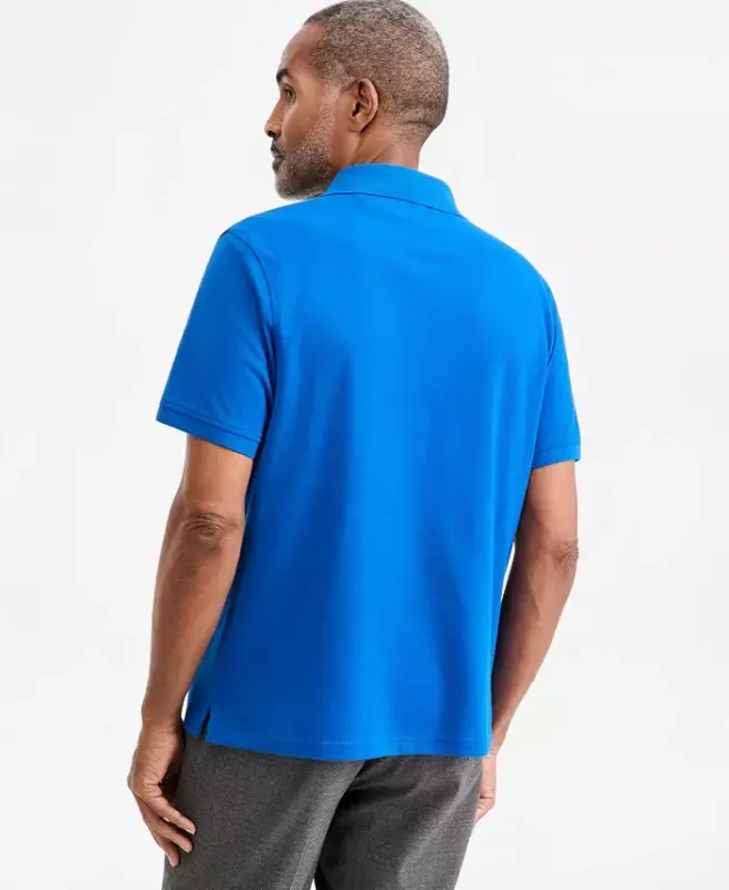 Men's Classic Fit Performance Stretch Polo, Created for Modazone - Sea Captain - 3