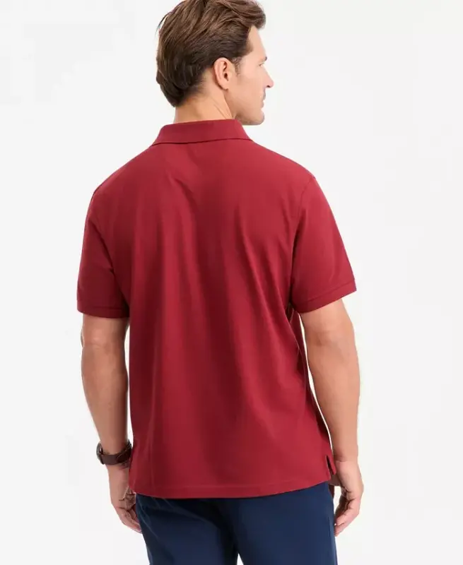 Men's Classic Fit Performance Stretch Polo, Created for Modazone - Ruby Knight - 3