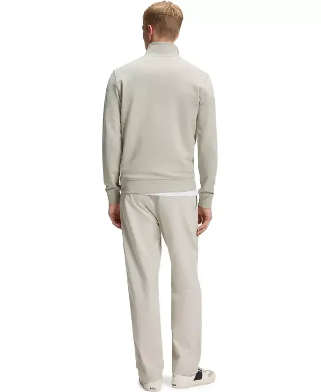 Men's Cotton-Terry Regular-Fit Sweatshirt - Open Beige - 3