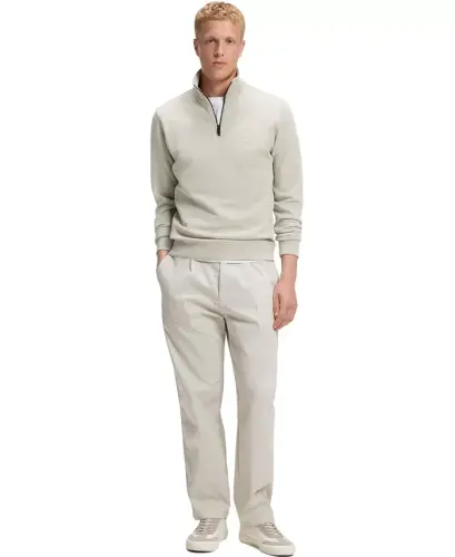 Men's Cotton-Terry Regular-Fit Sweatshirt - Open Beige - 4