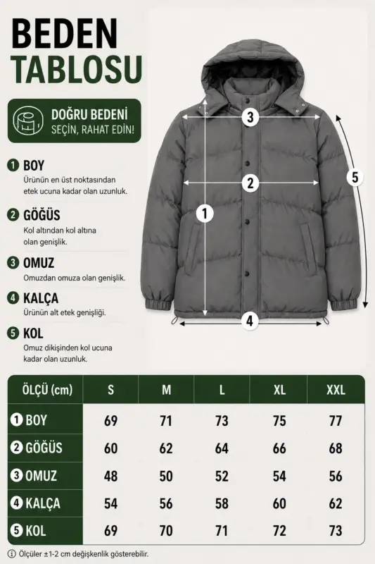 Armalı Karbon Deri Mont Kapüşonlu PLDP 2959 - KAHVERENGİ - 7