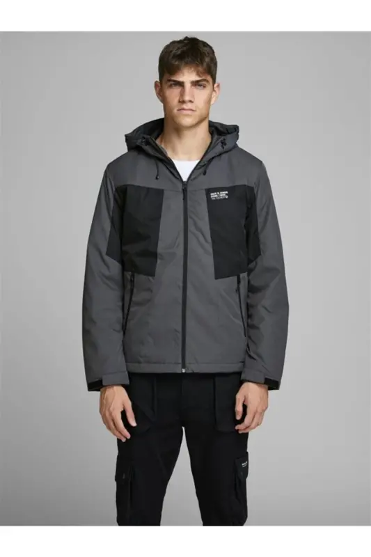 Jcobest Jacket Erkek Mont - ASFALT - 1