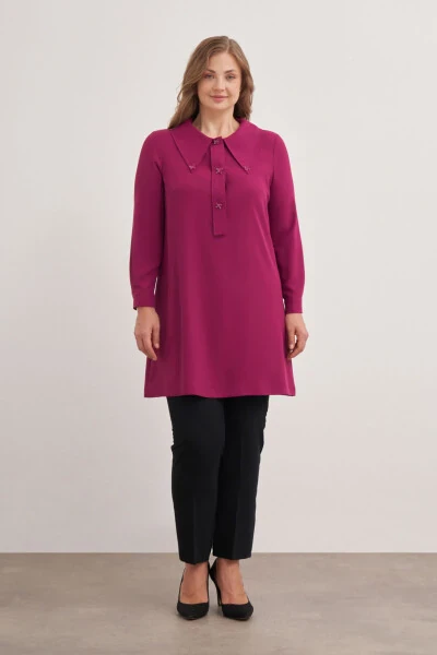 15748112 Big Collar Detailed Tunic - Aker (1)