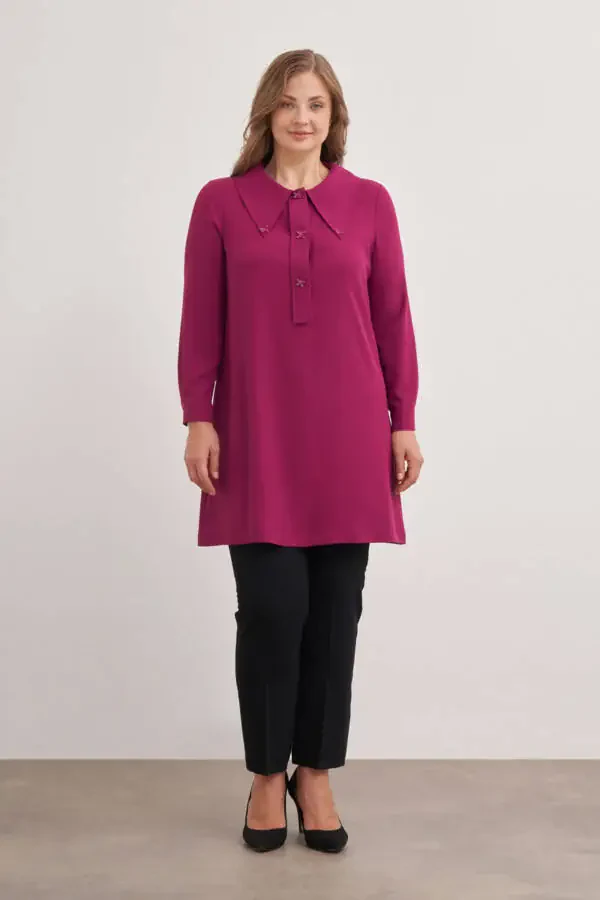 15748112 Big Collar Detailed Tunic - 2