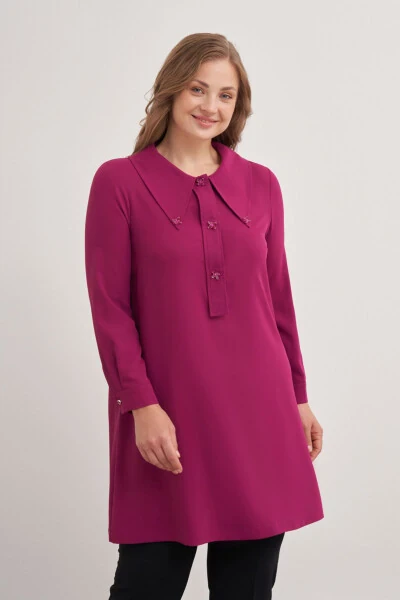 15748112 Big Collar Detailed Tunic - 3