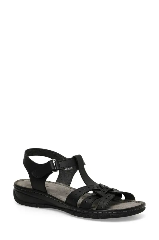 158589.Z4FX Siyah Kadın Comfort Sandalet - Siyah-101644624 - 2