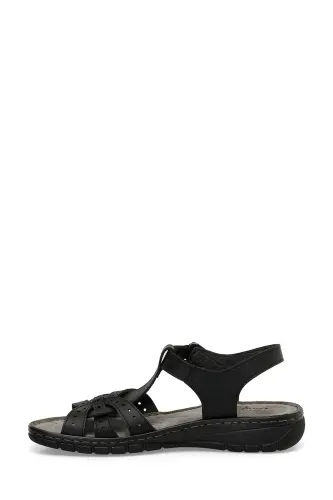 158589.Z4FX Siyah Kadın Comfort Sandalet - Siyah-101644624 - 3