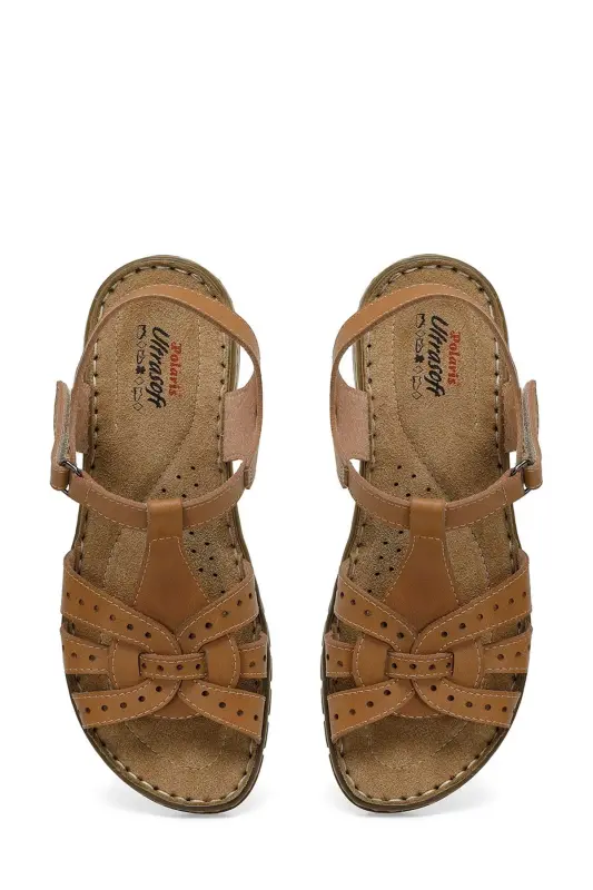 158589.Z4FX Taba Ayollar Comfort Sandali - 4