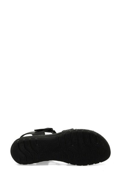 158589.Z5FX Qora Ayollar Tekis Sandal - 6