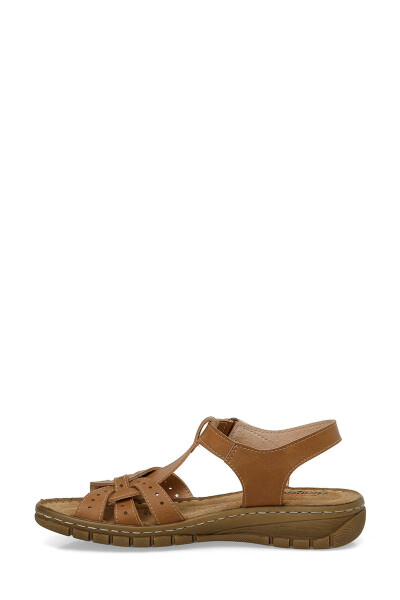 158589.Z5FX Taba Ayollar Yassi Sandal-TABA - 3