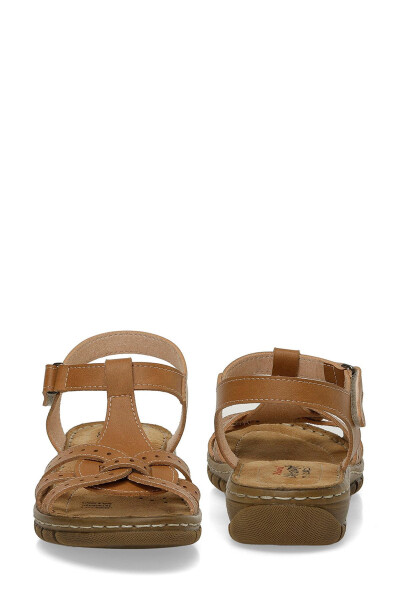 158589.Z5FX Taba Ayollar Yassi Sandal-TABA - 5