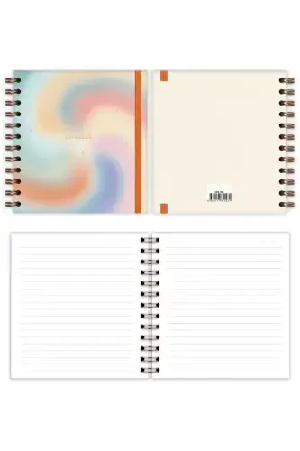 15x15 см. Квадратный набор из 2-х спиральных планеров-ежедневников без дат - Цветной - 8