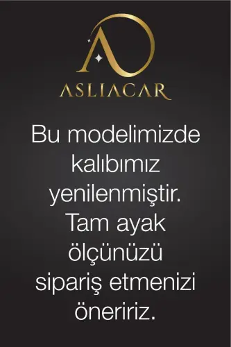 16 Cm Platform High Heel Low Inclined Sandal Model Comfortable Bridal Shoes Aslı Acar - 9