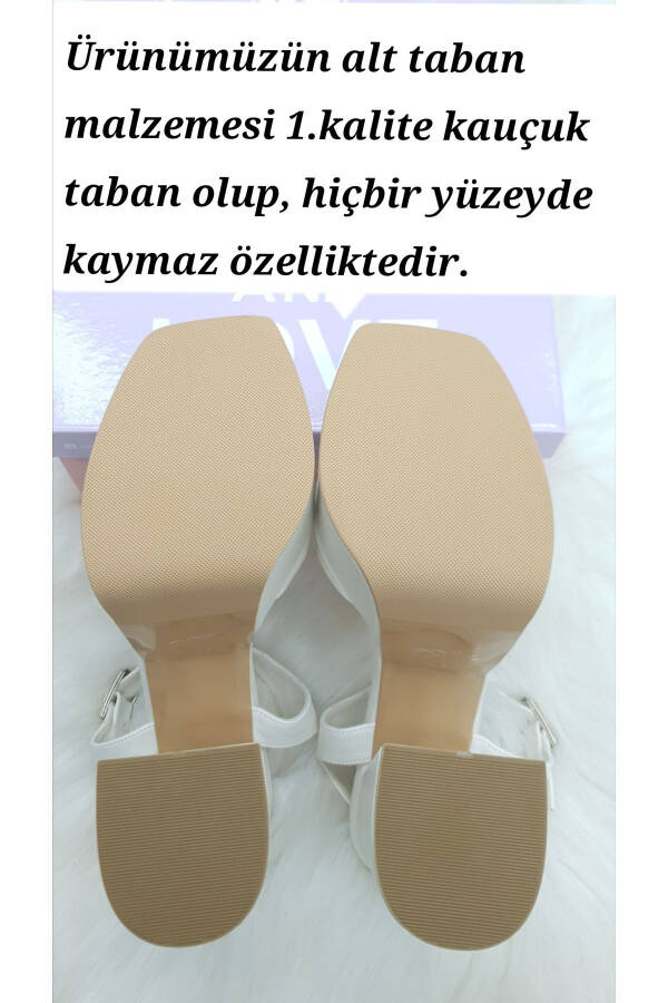 16 Cm Platform Topuklu Az Eğimli Sandalet Model Rahat Gelin Ayakkabısı Aslı Acar - 6