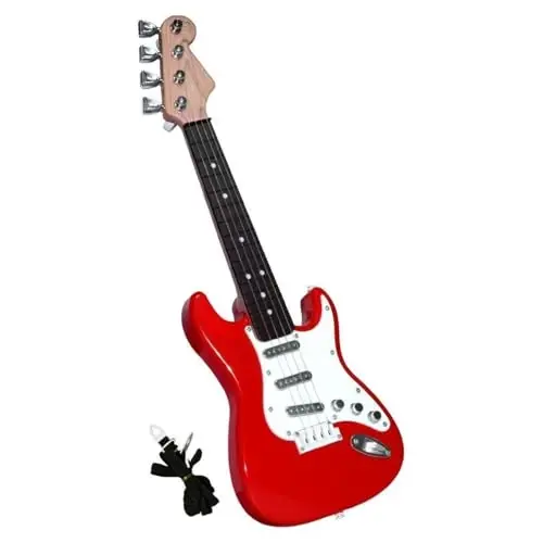 16 dyuymli bolalar va yangi boshlanuvchilar uchun mini gitara o'yinchoq, bolalar va o'g'il-qizlar uchun elektr gitara, asbob o'yinchoqlar bilan - 1