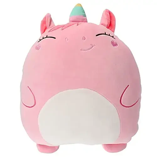 16 dyuymli Unicorn Plush yostig'i, Qizlar uchun Unicorn yostiqlari, Yoqimli o'yinchoq yostig'i, Yumshoq o'yinchoq, Multfilm quchoqlash yostiqlari, Uxlash yostig'i, Qizlar uchun yumshoq sovg'alar - 16’’