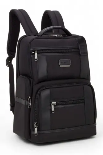 16 Inch Black Unisex Backpack 01pc00301 - PIERRE CARDIN (1)