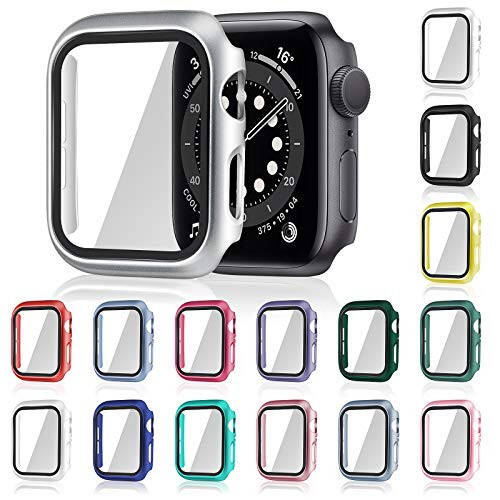 16 Pieces Watch Case Screen Protector Smart Watch Cover Iwatch Protective Case Matte PC Hard Cover Compatible with Smart Iwatch Series (44 mm) - 1