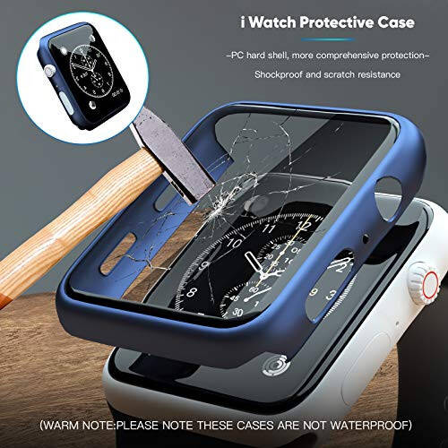 16 Pieces Watch Case Screen Protector Smart Watch Cover Iwatch Protective Case Matte PC Hard Cover Compatible with Smart Iwatch Series (44 mm) - 2