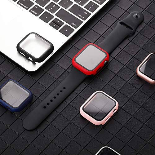 16 Pieces Watch Case Screen Protector Smart Watch Cover Iwatch Protective Case Matte PC Hard Cover Compatible with Smart Iwatch Series (44 mm) - 6