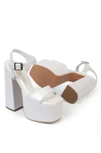 16 Sm Platforma Yuqori To'p Qisqa Moyillik Model Qulay To'y Poyafzali Aslı Acar - 4