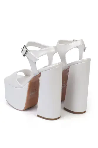 16 Sm Platforma Yuqori To'p Qisqa Moyillik Model Qulay To'y Poyafzali Aslı Acar - 5