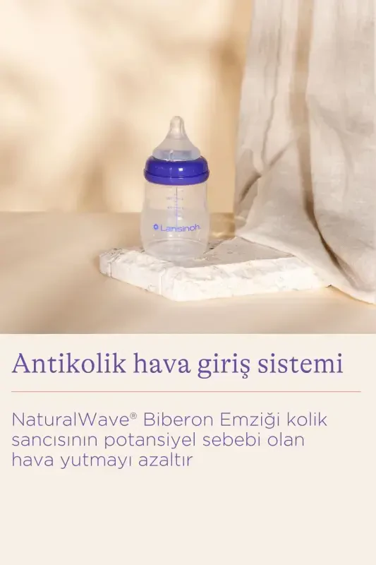 160 ml Baby Bottle and NaturalWave® Bottle Nipple (1 A - 4