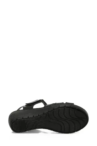 161886.Z5FX Siyah Kadın Comfort Sandalet - Siyah-101985299 - 6