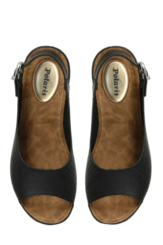 162750.Z4FX Black Women's Comfort Sandal - 4