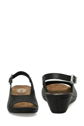 162750.Z4FX Черные женские комфортные сандалии - 5