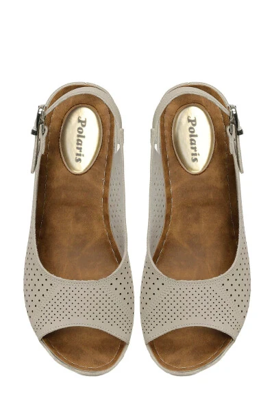 162750.Z5FX Beige Women's Flat Sandals - 4