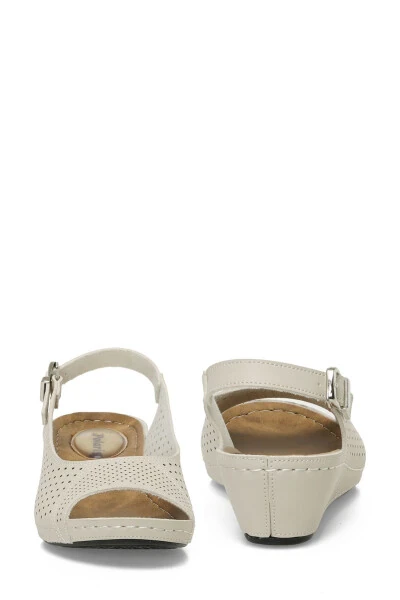 162750.Z5FX Beige Women's Flat Sandals - 5