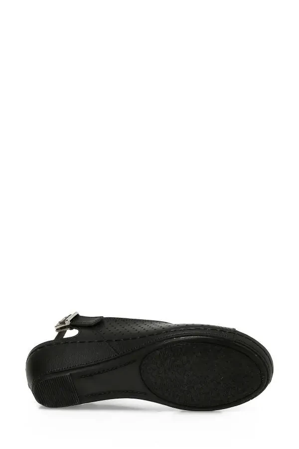 162750.Z5FX Black Women's Flat Sandal-Black - 6