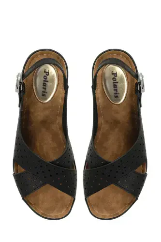 162751.Z4FX Black Women's Comfort Sandal - 4