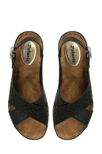 162751.Z4FX Black Women's Comfort Sandal - 4