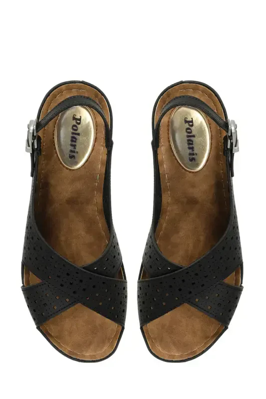 162751.Z4FX Siyah Kadın Comfort Sandalet - 4