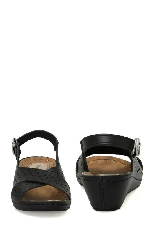 162751.Z4FX Siyah Kadın Comfort Sandalet - 5
