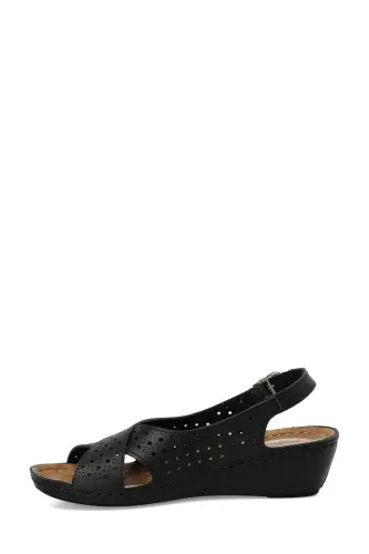 162751.Z4FX Siyah Kadın Comfort Sandalet - Siyah-101644451 - 3