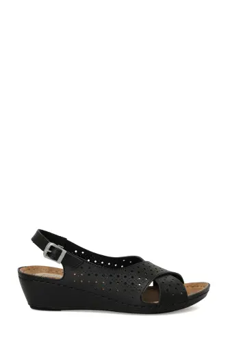 162751.Z4FX Siyah Kadın Comfort Sandalet - Siyah-101644451 - 1
