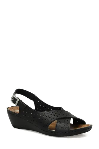 162751.Z4FX Siyah Kadın Comfort Sandalet - Siyah-101644451 - 2