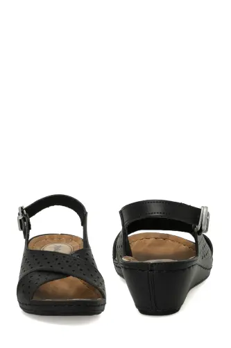 162751.Z4FX Siyah Kadın Comfort Sandalet - Siyah-101644451 - 5