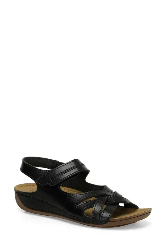 164343.Z4FX Black Women's Comfort Sandals - 2