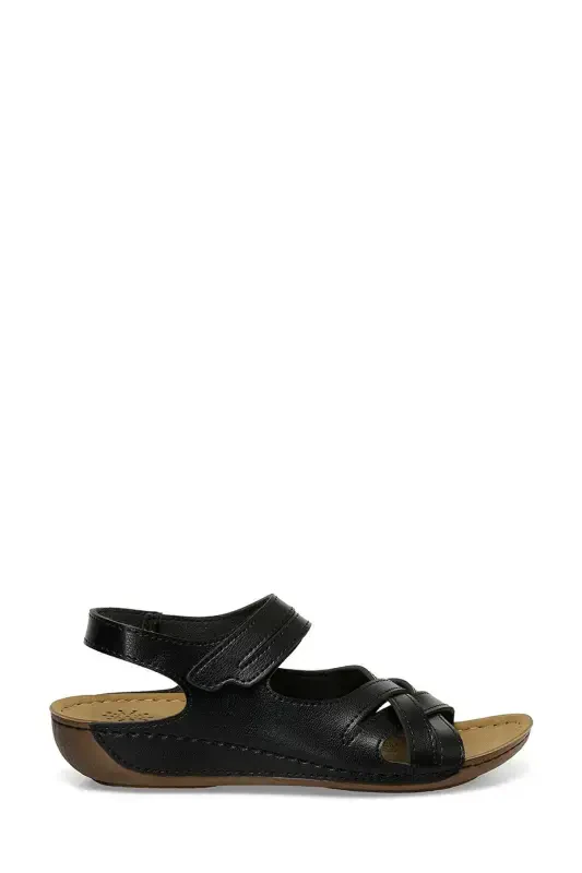164343.Z4FX Siyah Kadın Comfort Sandalet - POLARIS