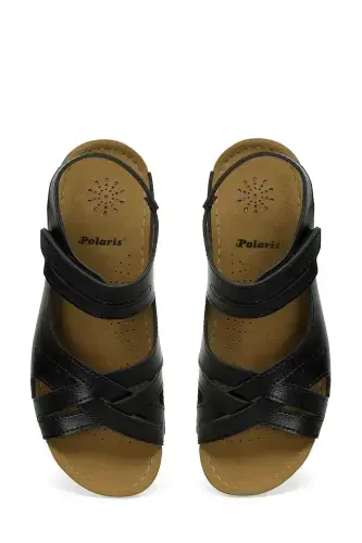 164343.Z4FX Siyah Kadın Comfort Sandalet - 4