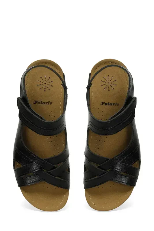164343.Z4FX Siyah Kadın Comfort Sandalet - 4