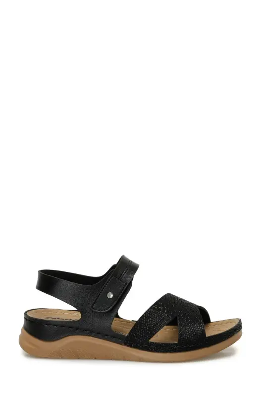 164400.Z4FX Black Women's Comfort Sandal - Polaris