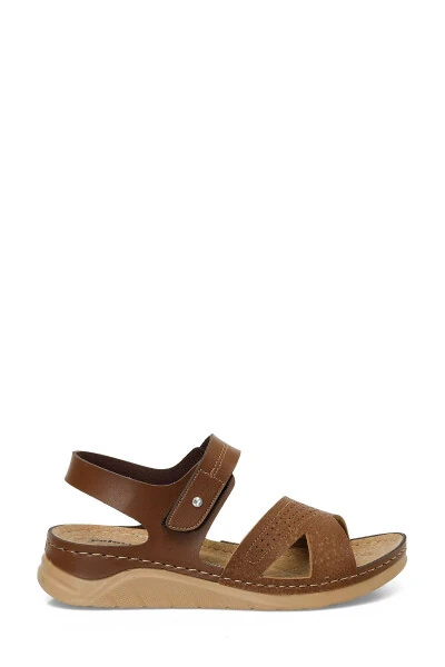 164400.Z5FX Women's Tan Flat Sandal - POLARIS