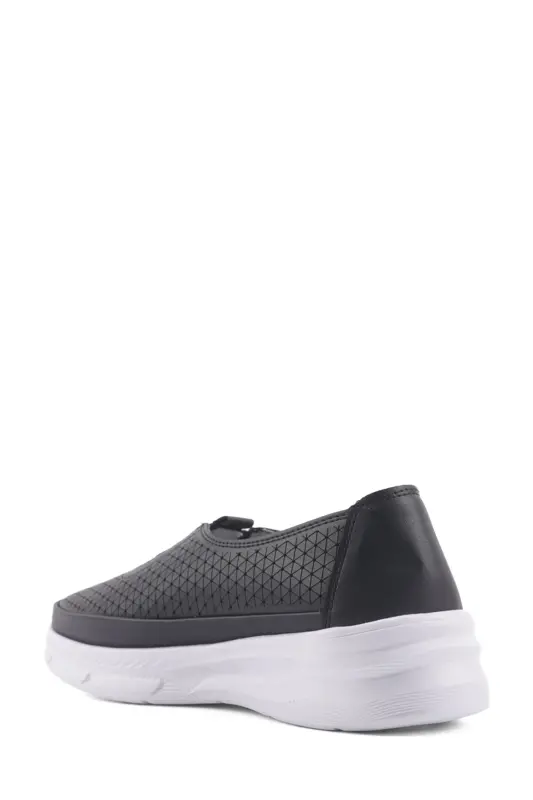 166051.Z4FX Qora Ayollar Comfort Poyabzali - 3