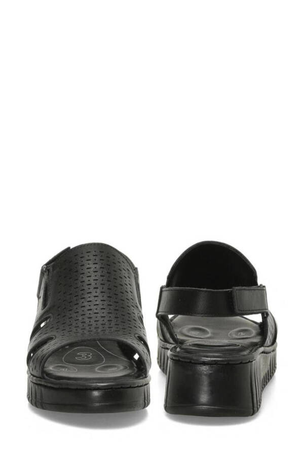 166225 Orthopedic 5 Point Women's Leather Sandal - 5